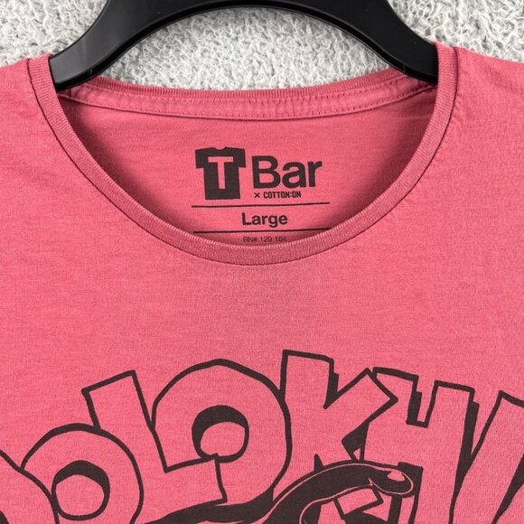 TBar Cotton On T Shirt Mens Large Ghost Pepper Challenge Jolokhia Hot Peppers - Picture 5 of 16